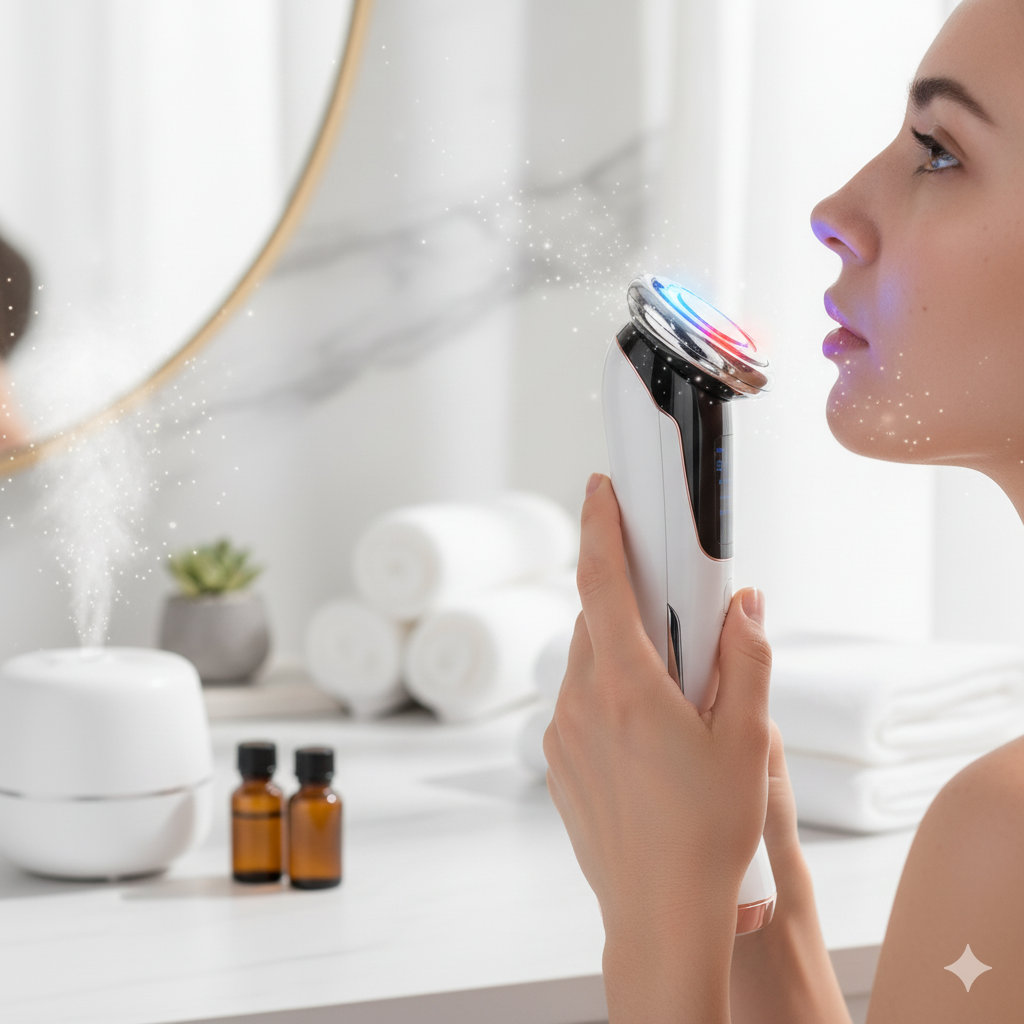 Multi-Therapy Facial Massager (Lifting, Absorption & LED)