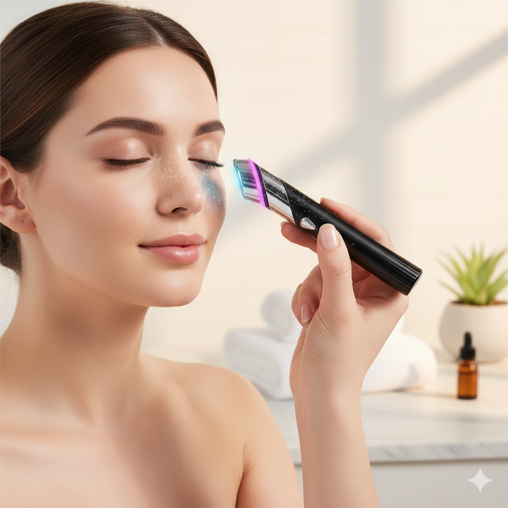 Portable Anti-Wrinkle Facial Massager for Delicate Areas