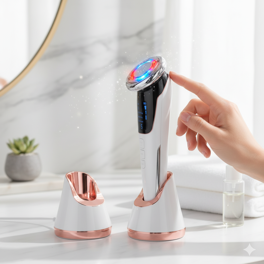 Multi-Therapy Facial Massager (Lifting, Absorption & LED)