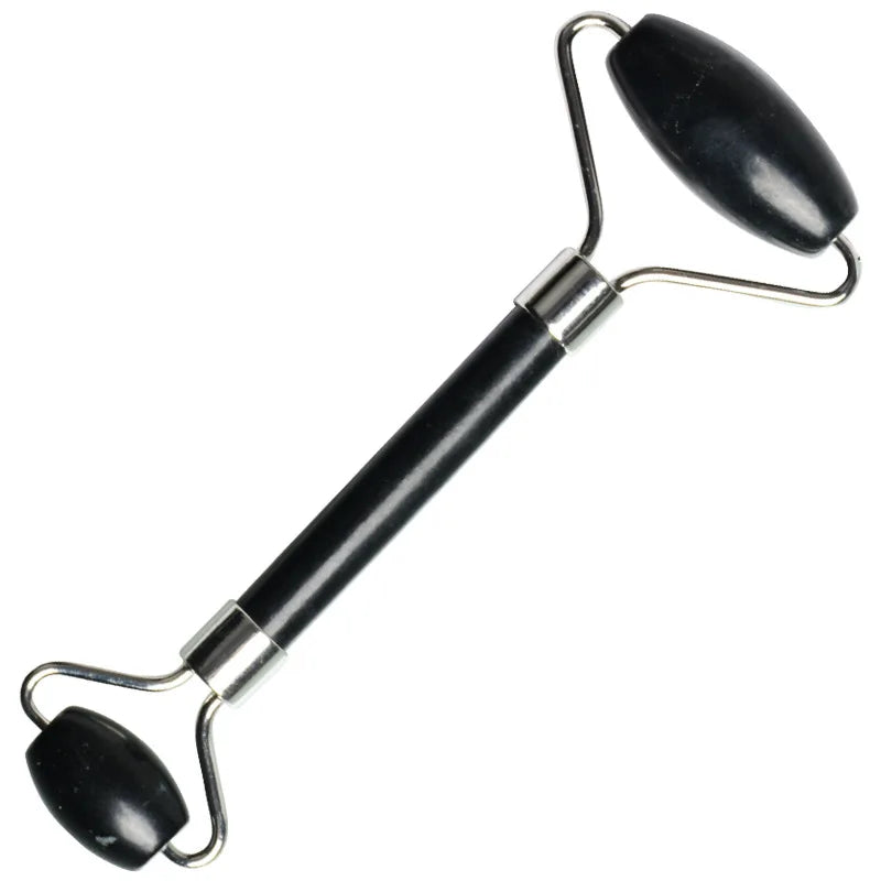 Natural Stone Massage Roller (Jade/Green Quartz) - Anti-Puffiness