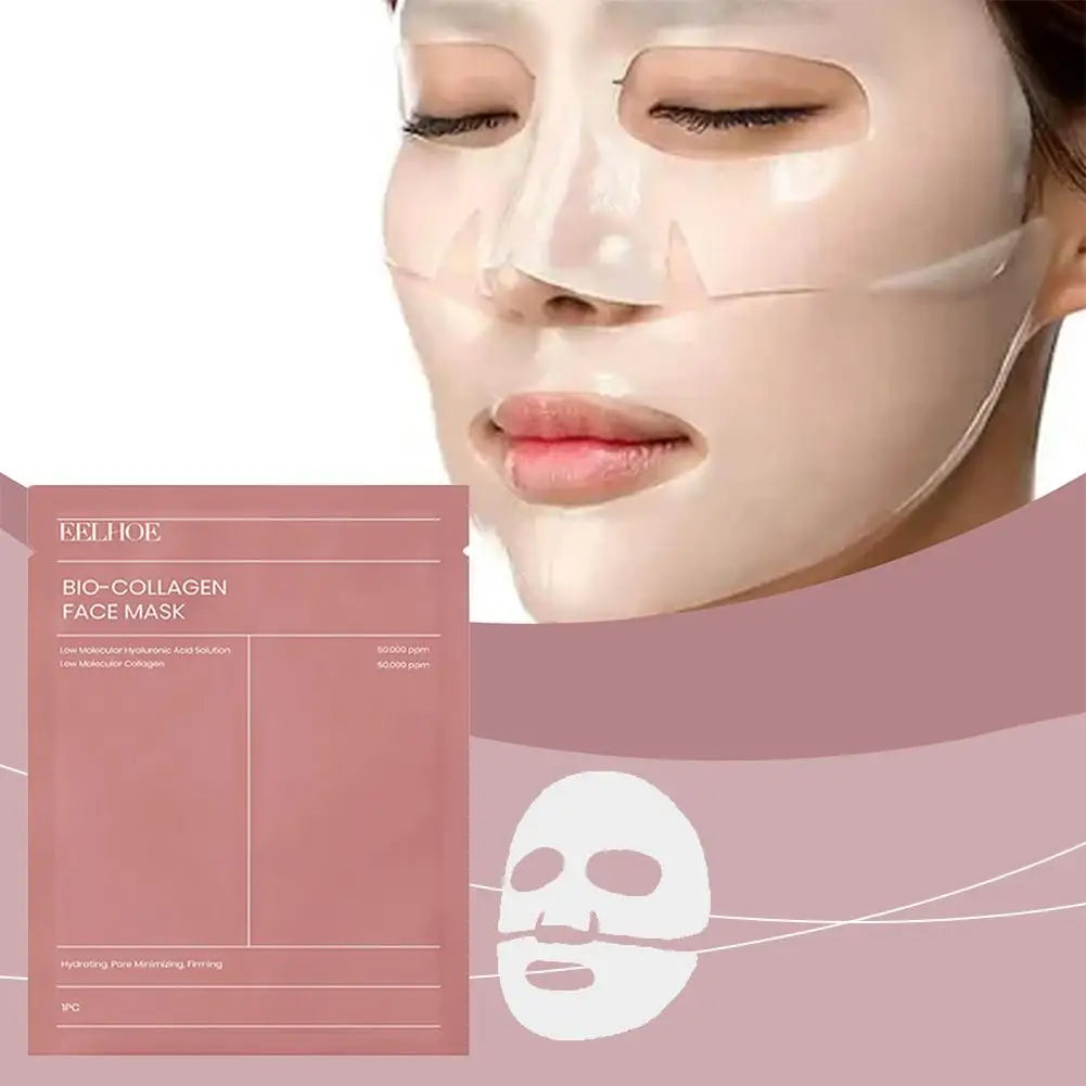 Bio-Collagen & Low-Molecular Hyaluronic Acid Facial Mask (Pack of 5)