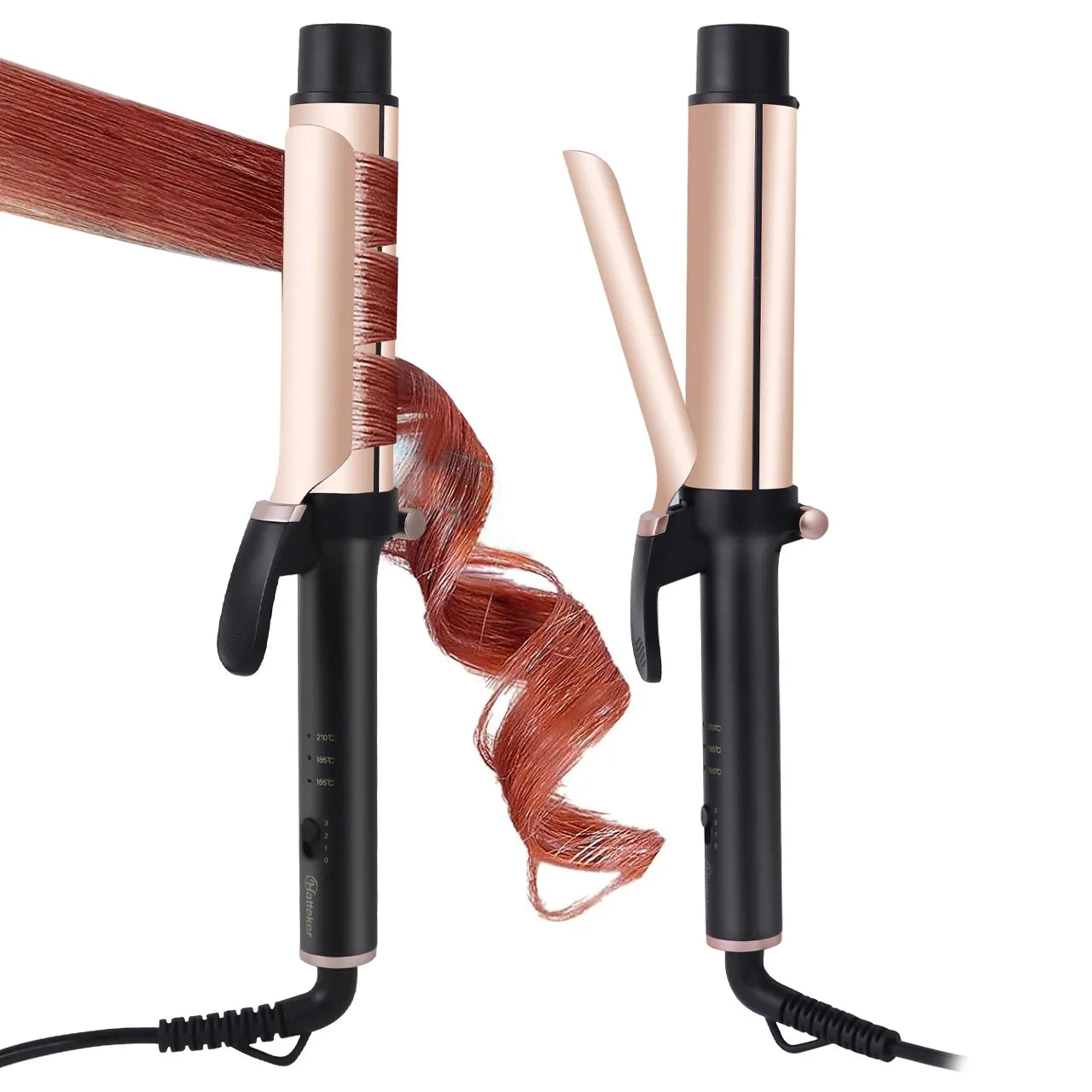 Automatic Curling Wand with Dual Rotation and Ceramic Technology